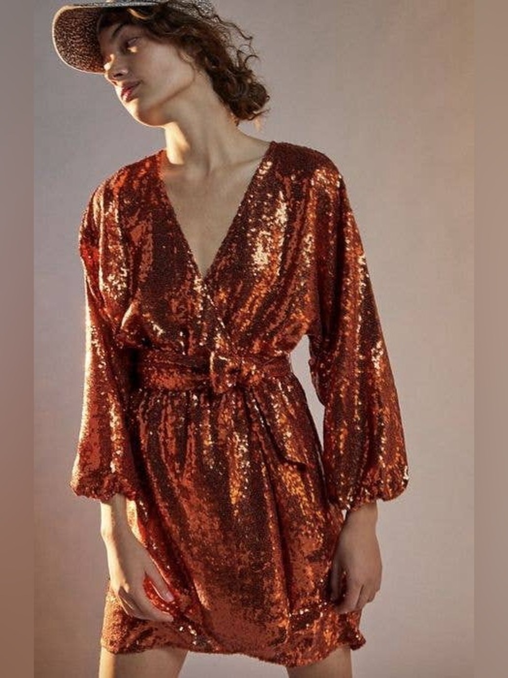 ANTHROPOLOGIE Lisabette Sequin Dress
